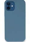 Newface iPhone 12 Kılıf Lansman Legant Silikon - Açık Mavi