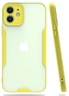 Newface iPhone 12 Kılıf Platin Silikon - Sarı