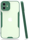 Newface iPhone 12 Kılıf Platin Silikon - Yeşil