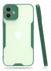 Newface iPhone 12 Kılıf Platin Silikon - Yeşil