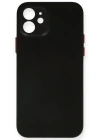 Newface iPhone 12 Kılıf PP Ultra İnce Kapak - Siyah