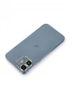 Newface iPhone 12 Metal Kamera Lens Koruma Cam - Açık Yeşil
