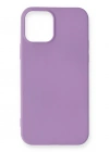 Newface iPhone 12 Mini Kılıf First Silikon - Lila
