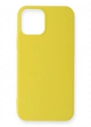 Newface iPhone 12 Mini Kılıf First Silikon - Sarı