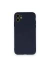 Newface iPhone 12 Mini Kılıf Nano içi Kadife Silikon - Lacivert