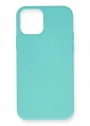Newface iPhone 12 Mini Kılıf Nano içi Kadife Silikon - Turkuaz
