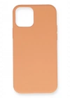 Newface iPhone 12 Mini Kılıf Nano içi Kadife Silikon - Turuncu