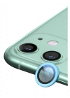 Newface iPhone 12 Mini Raze Metal Kamera Lens - Mavi