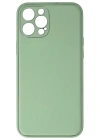 Newface iPhone 12 Pro Kılıf Coco Deri Silikon Kapak - Açık Yeşil