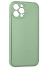 Newface iPhone 12 Pro Kılıf Coco Deri Silikon Kapak - Açık Yeşil