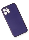 Newface iPhone 12 Pro Kılıf Coco Deri Silikon Kapak - Mor
