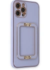 Newface iPhone 12 Pro Kılıf Coco Elit Kapak - Lila