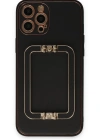 Newface iPhone 12 Pro Kılıf Coco Elit Kapak - Siyah