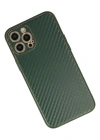 Newface iPhone 12 Pro Kılıf Coco Karbon Silikon - Yeşil