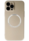 Newface iPhone 12 Pro Kılıf Jack Magneticsafe Lens Silikon - Gold