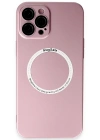 Newface iPhone 12 Pro Kılıf Jack Magneticsafe Lens Silikon - Rose Gold