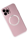 Newface iPhone 12 Pro Kılıf Jack Magneticsafe Lens Silikon - Rose Gold