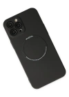 Newface iPhone 12 Pro Kılıf Jack Magneticsafe Lens Silikon - Siyah