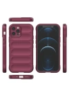 Newface iPhone 12 Pro Kılıf Optimum Silikon - Bordo