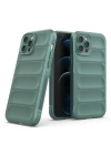Newface iPhone 12 Pro Kılıf Optimum Silikon - Koyu Yeşil