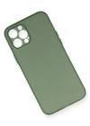 Newface iPhone 12 Pro Kılıf PP Ultra İnce Kapak - Yeşil
