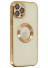 Newface iPhone 12 Pro Kılıf Slot Silikon - Gold
