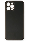Newface iPhone 12 Pro Max Kılıf Coco Deri Silikon Kapak - Siyah