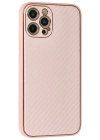 Newface iPhone 12 Pro Max Kılıf Coco Karbon Silikon - Pembe