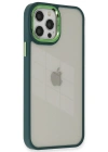 Newface iPhone 12 Pro Max Kılıf Dora Kapak - Haki Yeşil