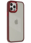 Newface iPhone 12 Pro Max Kılıf Dora Kapak - Kırmızı