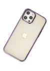 Newface iPhone 12 Pro Max Kılıf Element Silikon - Mor