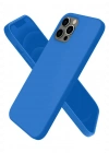 Newface iPhone 12 Pro Max Kılıf First Silikon - Mavi