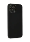 Newface iPhone 12 Pro Max Kılıf Lansman Glass Kapak - Siyah