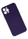 Newface iPhone 12 Pro Max Kılıf Nano içi Kadife Silikon - Mor