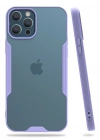 Newface iPhone 12 Pro Max Kılıf Platin Silikon - Lila