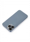 Newface iPhone 12 Pro Max Metal Kamera Lens Koruma Cam - Siyah