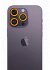 Newface iPhone 12 Pro Max Neon Fosforlu Kamera Lens - Sarı