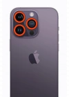Newface iPhone 12 Pro Max Neon Fosforlu Kamera Lens - Turuncu