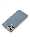 Newface iPhone 12 Pro Metal Kamera Lens Koruma Cam - Gümüş