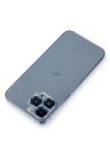 Newface iPhone 12 Pro Metal Kamera Lens Koruma Cam - Mavi