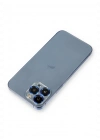 Newface iPhone 12 Pro Metal Kamera Lens Koruma Cam - Mavi