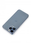 Newface iPhone 12 Pro Metal Kamera Lens Koruma Cam - Mavi