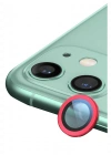 Newface iPhone 12 Raze Metal Kamera Lens - Kırmızı