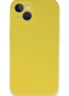 Newface iPhone 13 Mini Kılıf Lansman Legant Silikon - Sarı