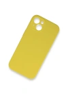 Newface iPhone 13 Mini Kılıf Lansman Legant Silikon - Sarı