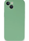 Newface iPhone 13 Mini Kılıf Lansman Legant Silikon - Yeşil