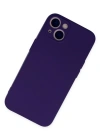 Newface iPhone 13 Mini Kılıf Nano içi Kadife Silikon - Mor
