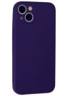 Newface iPhone 13 Mini Kılıf Nano içi Kadife Silikon - Mor