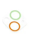 Newface iPhone 13 Mini Renkli Kamera Lens Koruma Cam - Turuncu-Yeşil
