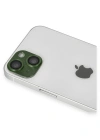 Newface iPhone 13 Pers Alüminyum Kamera Lens - Yeşil